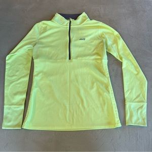 AVÍA Lightweight Pullover with zipper, Neon‎ Green Yellow, S